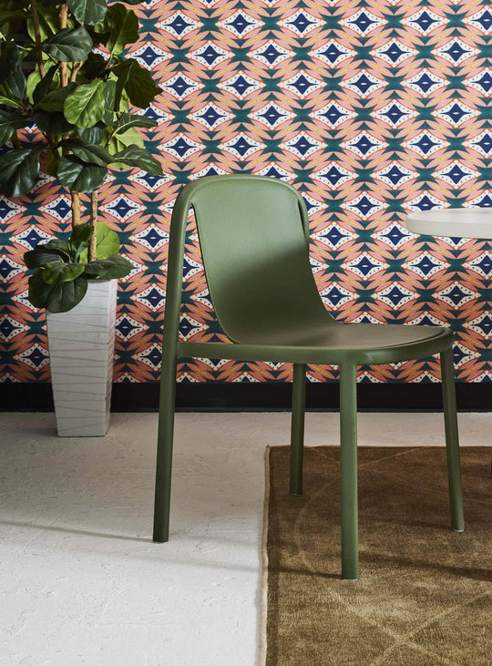 Chaise Decade de Blu Dot : design écologique, durable et 100 % recyclé. vert.