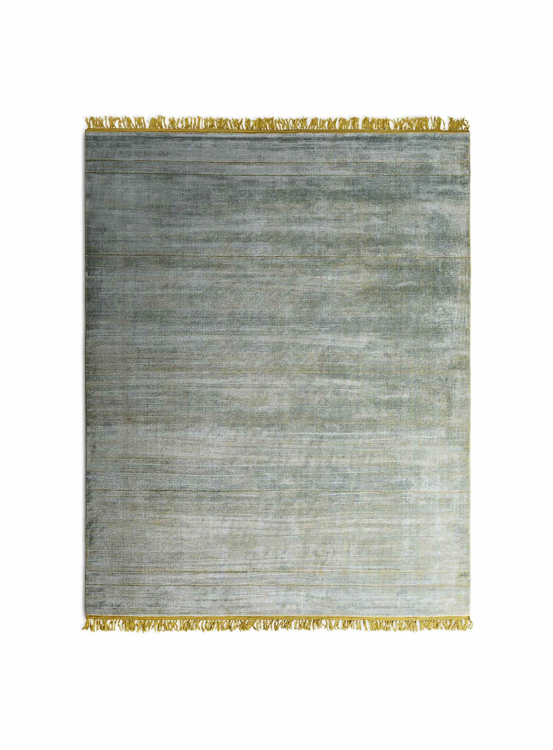 Tapis Fancy signé Blu Dot : mélange de laine et viscose lumineux. Lime