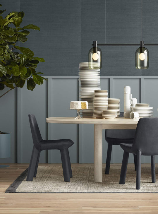 Le tapis Fancy de Blu Dot apporte douceur, lumière et modernité. béton