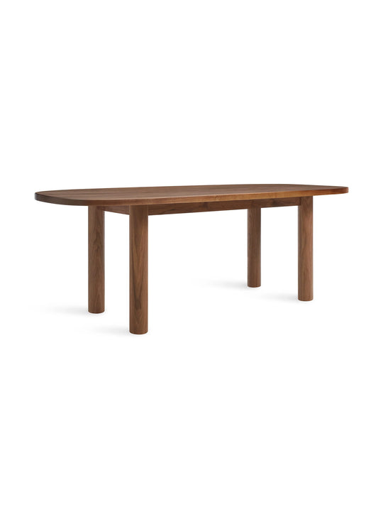 Table Good Times Blu Dot : table rectangulaire design, bois massif et look contemporain. noyer