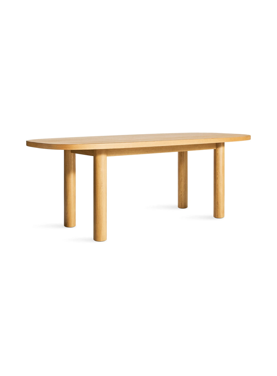 Table à manger Blu Dot Good Times : une table design pour 8 à 10 convives. chene blanc