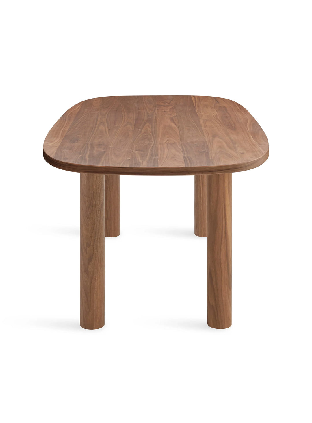 Table Good Times Blu Dot : table moderne, idéale pour 8 à 10 personnes. noyer