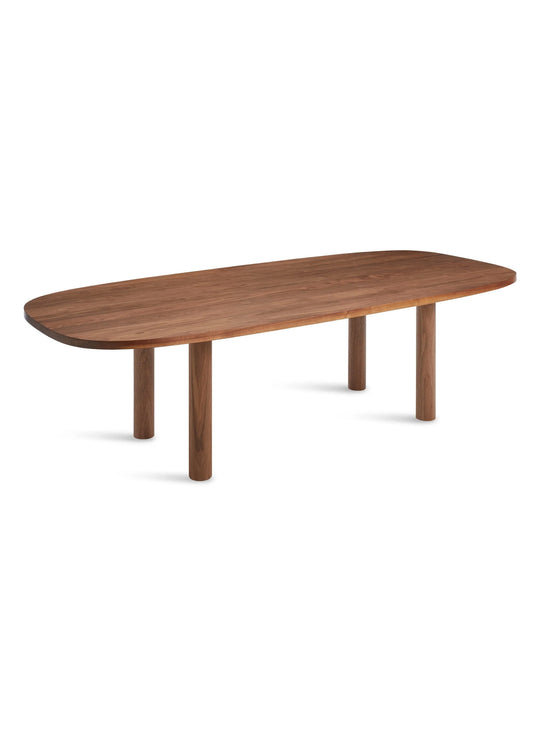 Table Good Times Blu Dot : table à manger élégante, bois et design intemporel. noyer