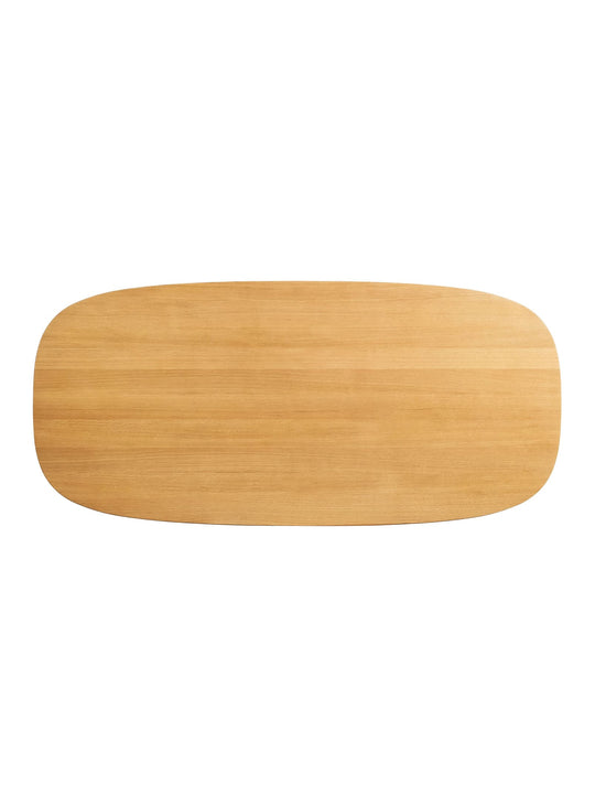 Découvrez la table à manger Blu Dot Good Times, élégante et conçue pour recevoir. chene blanc