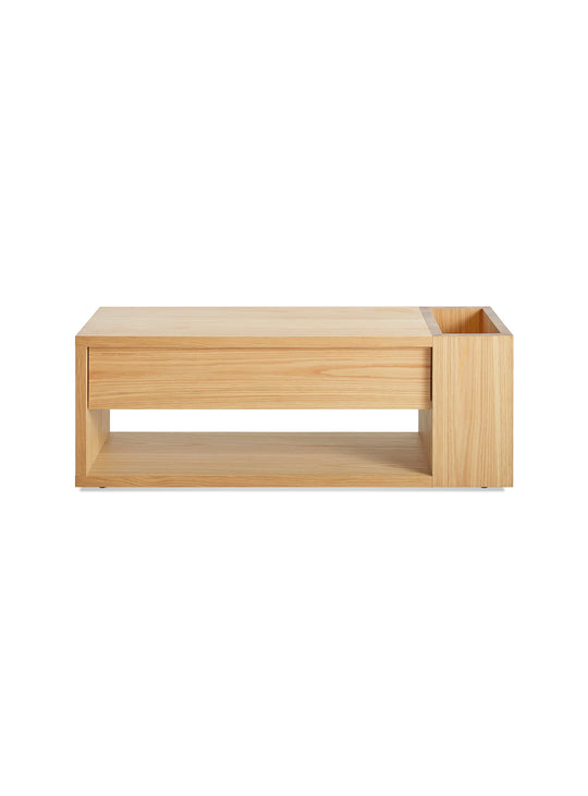 Banc Go Forth Blu Dot : banc design, idéal pour organiser une entrée. chene blanc