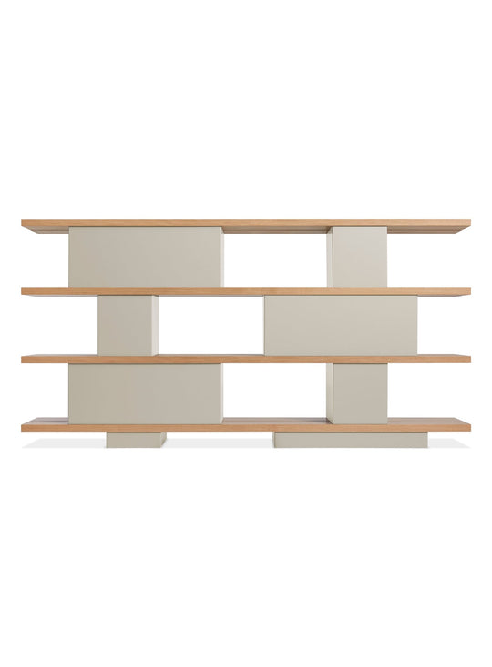 Blu Dot Happy Day 4, design modulable à quatre niveaux. gris, chene