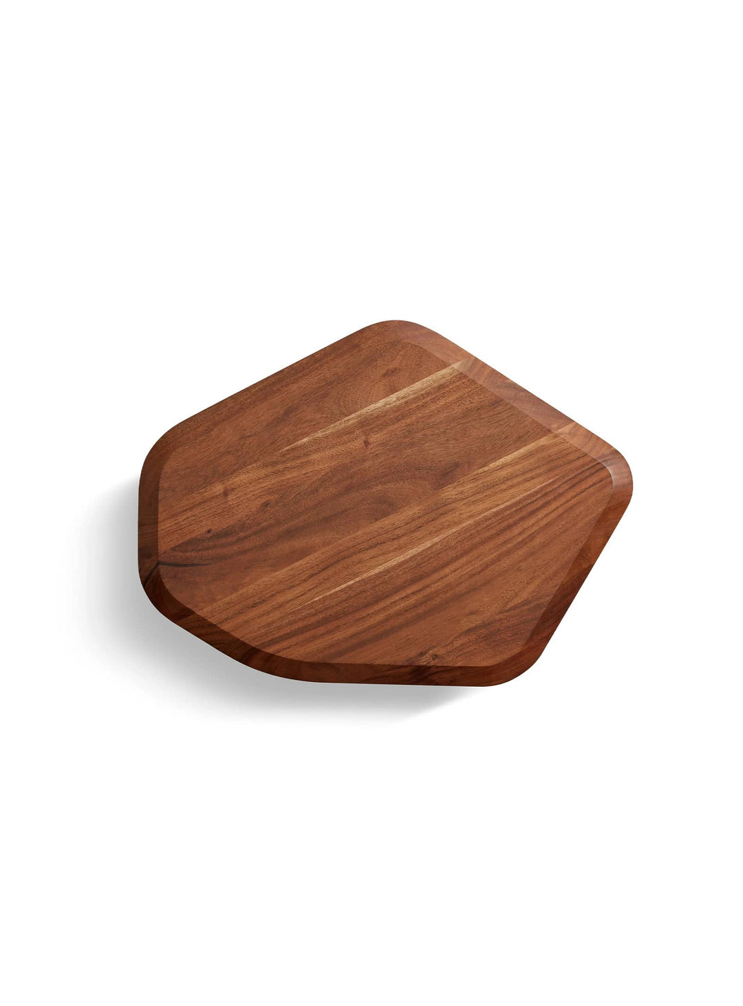 Optez pour la table d'appoint Blu Dot Hoard, un modèle en bois avec rangement dissimulé. acacia