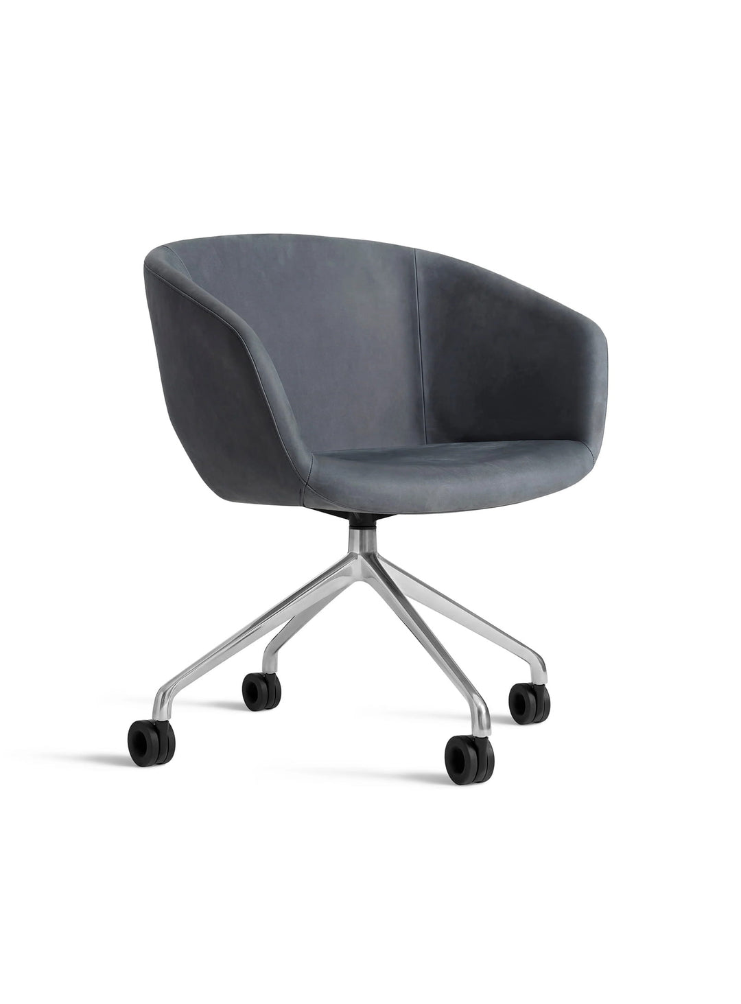 Découvrez la chaise de bureau Blu Dot Host, élégante, confortable et contemporaine. ink leather