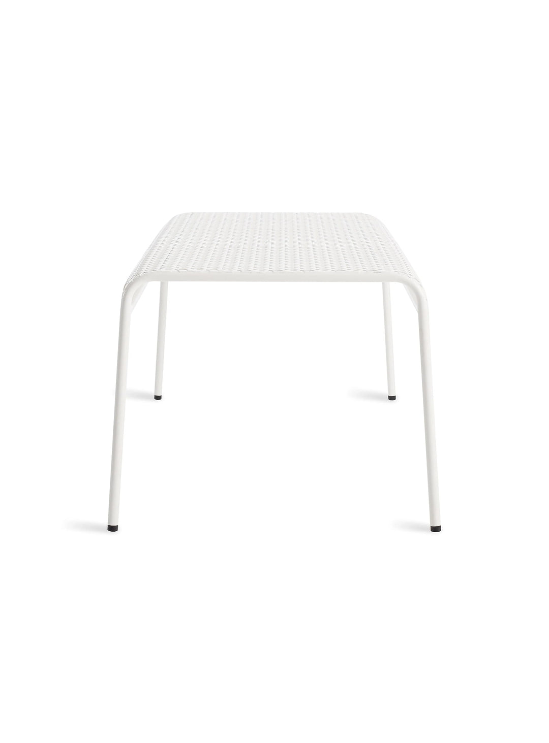 Banc Hot Mesh Blu Dot : banc design, idéal pour terrasse ou jardin. blanc