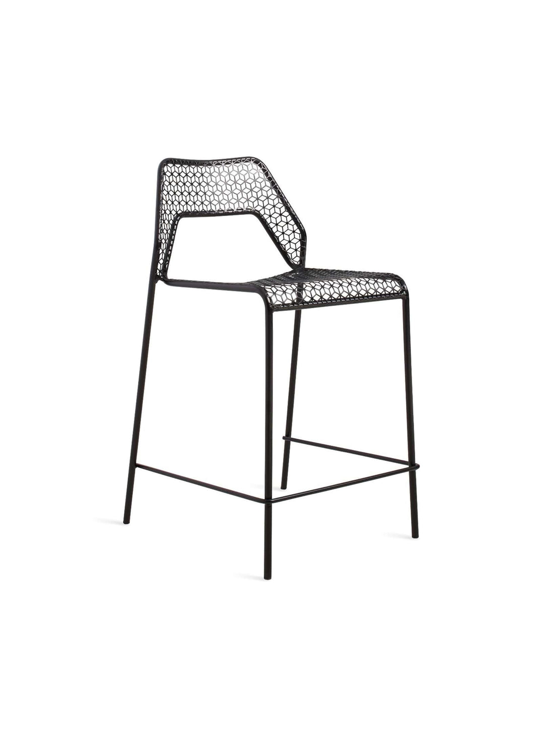 Blu Dot Hot Mesh : tabouret de comptoir inspiré du design Thonet. Noir.