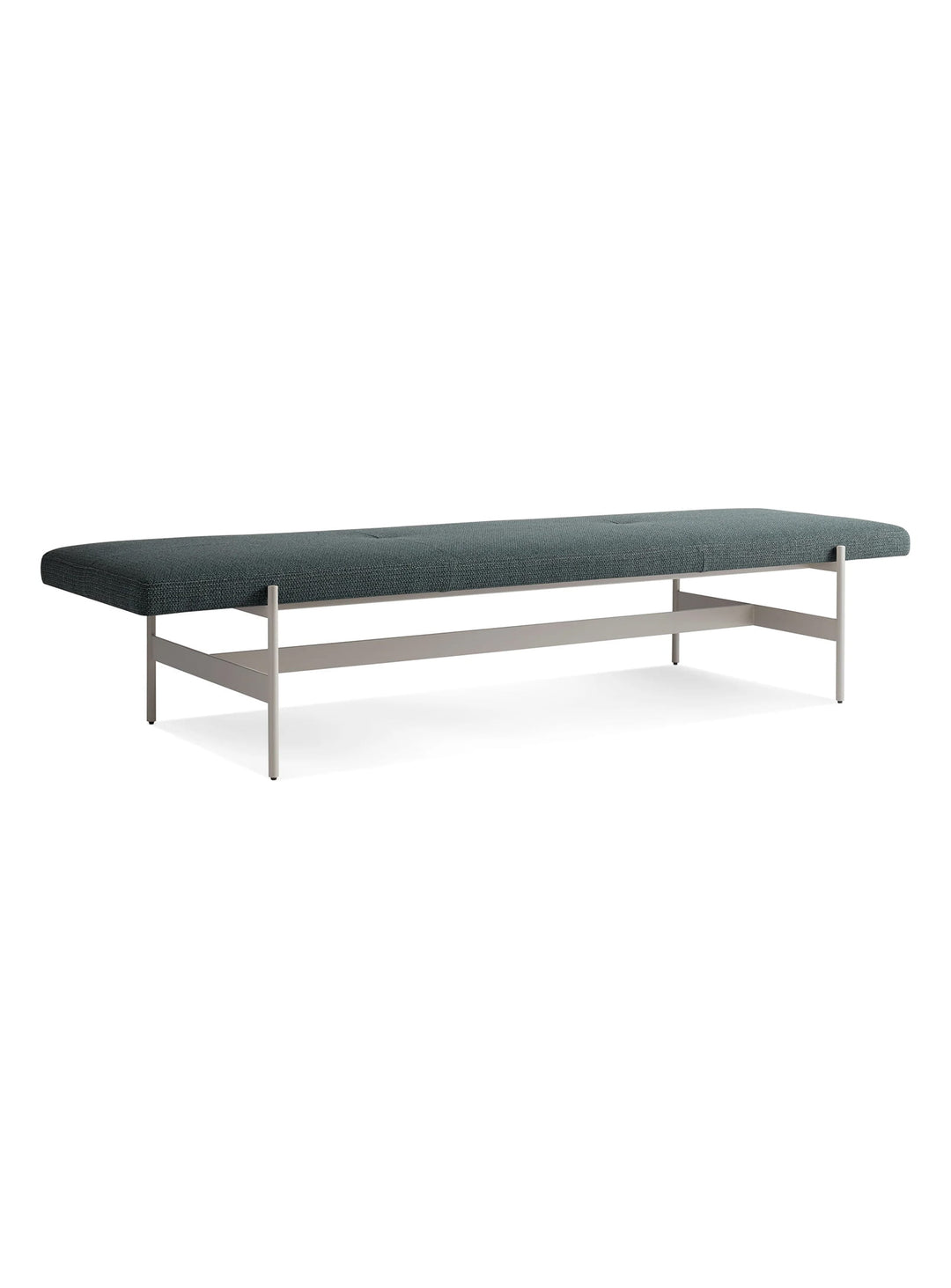 Banc Jumbo Blu Dot : banc design, idéal pour entrée ou chambre. maharam mantle in parsley