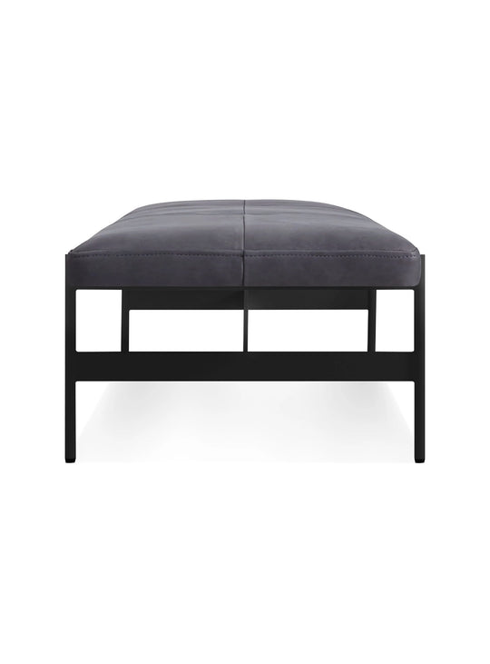 Banc Jumbo Blu Dot : banc contemporain, style chic et minimaliste. ink leather