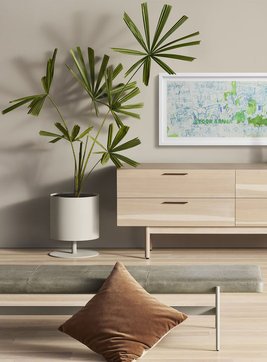 Banc Jumbo Blu Dot : banc design, confort et esthétique durable. grey green leather