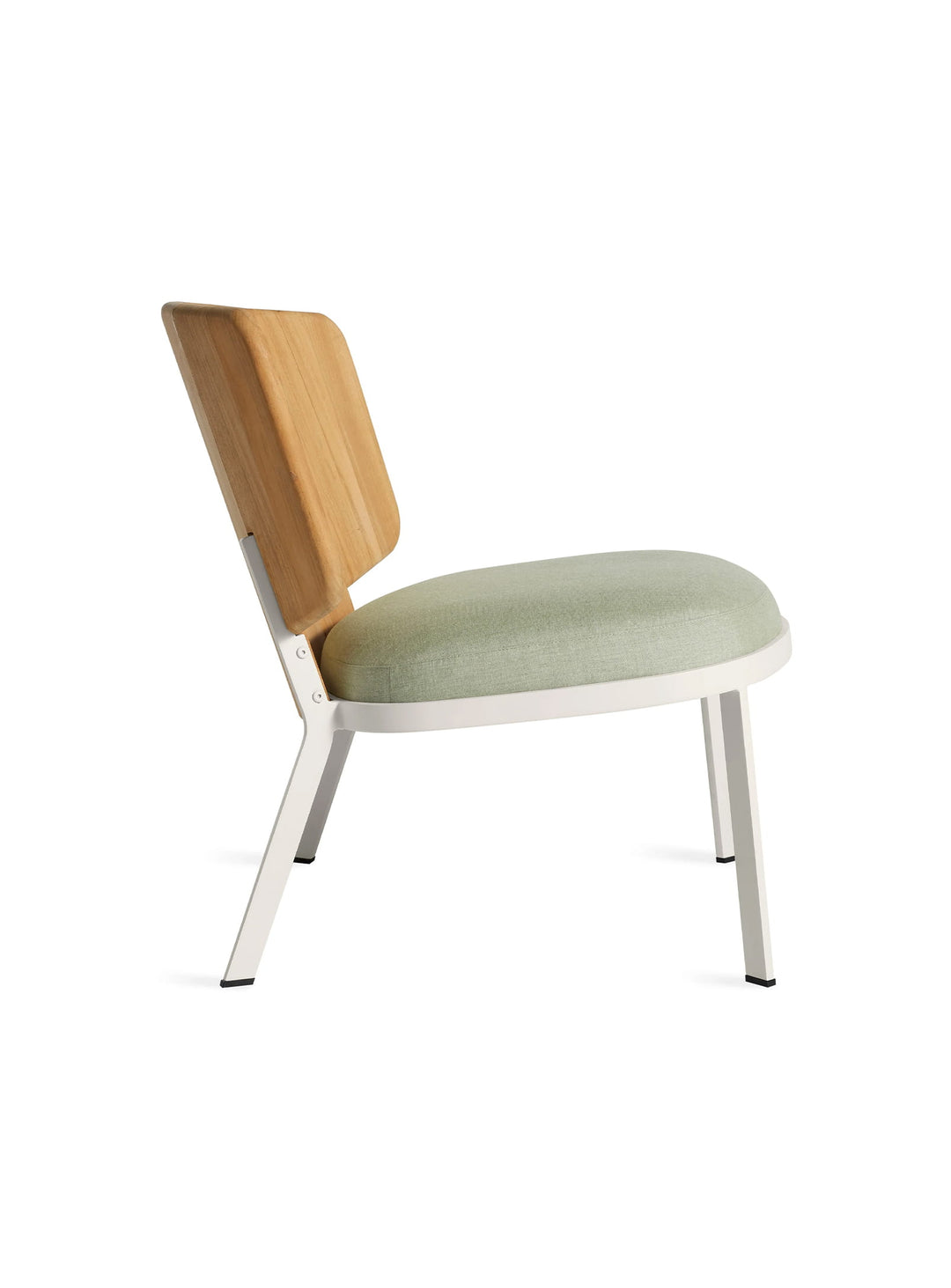 Fauteuil d’extérieur Low Fade de Blu Dot siège élégant pour patio et jardin. sunbrella oasis