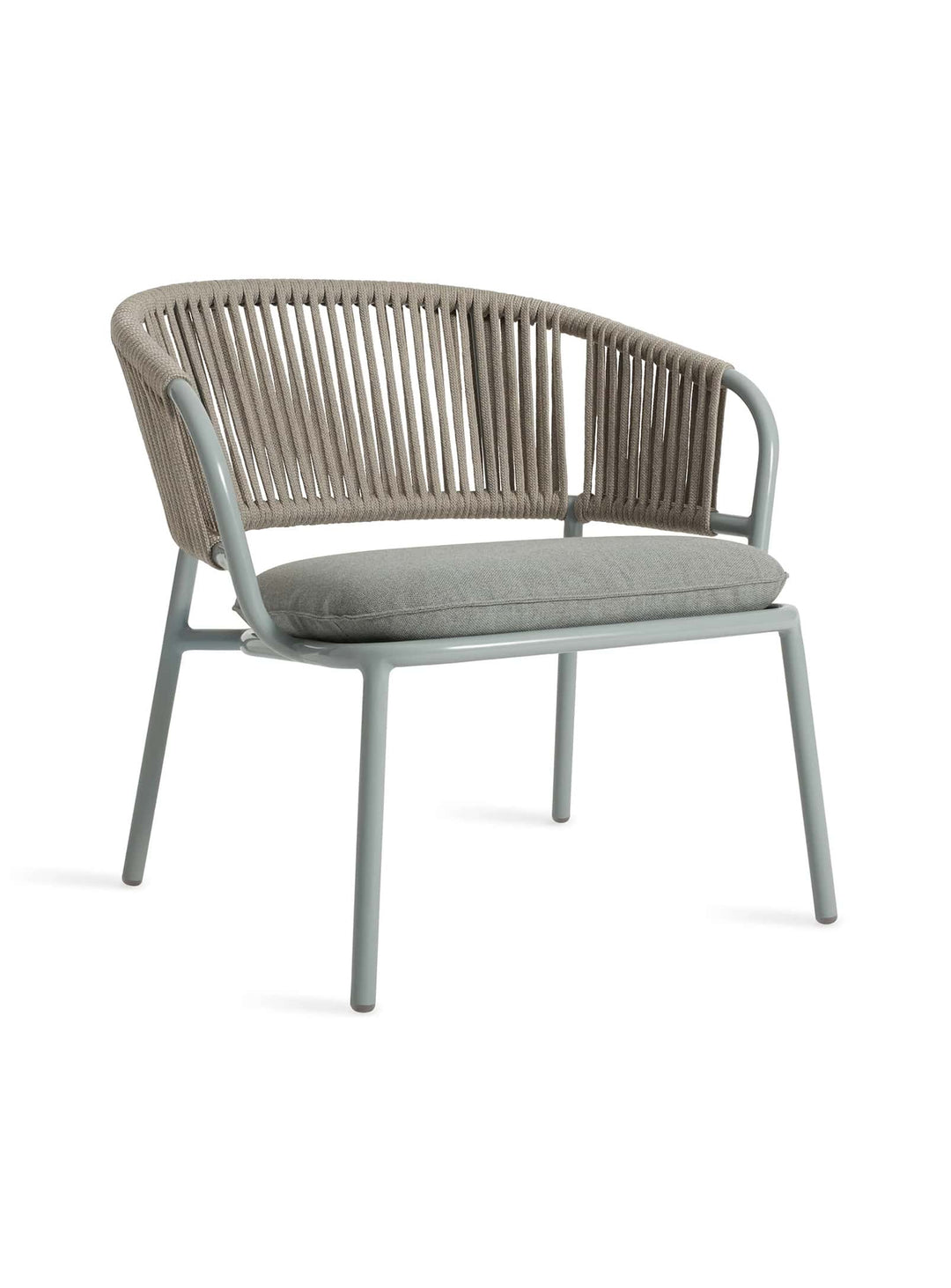Fauteuil Mate Blu Dot, mobilier extérieur moderne au style décontracté chic. toohey breezy blue