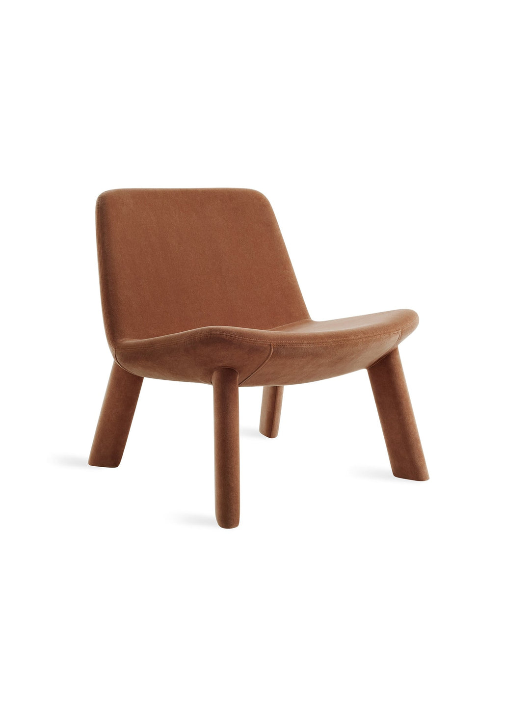 Chaise lounge design Neat de Blu Dot, élégance simple et tactile. cuivre