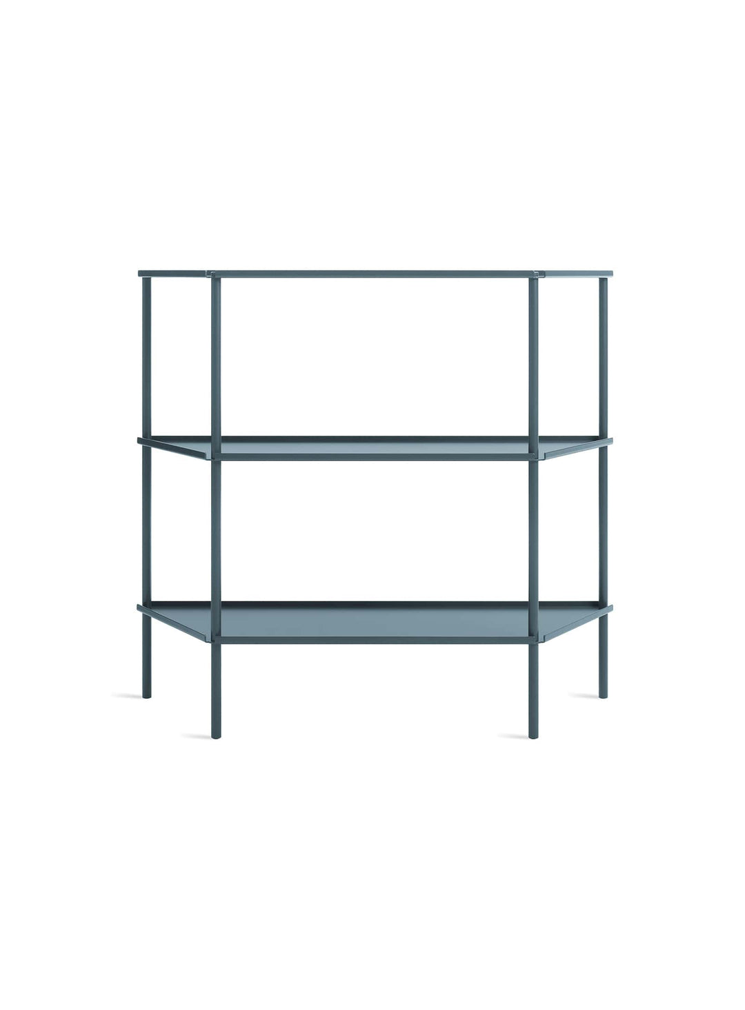 Not for Nothing, étagère Blu Dot alliant finesse et robustesse. bleu