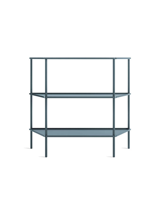 Not for Nothing, étagère Blu Dot alliant finesse et robustesse. bleu