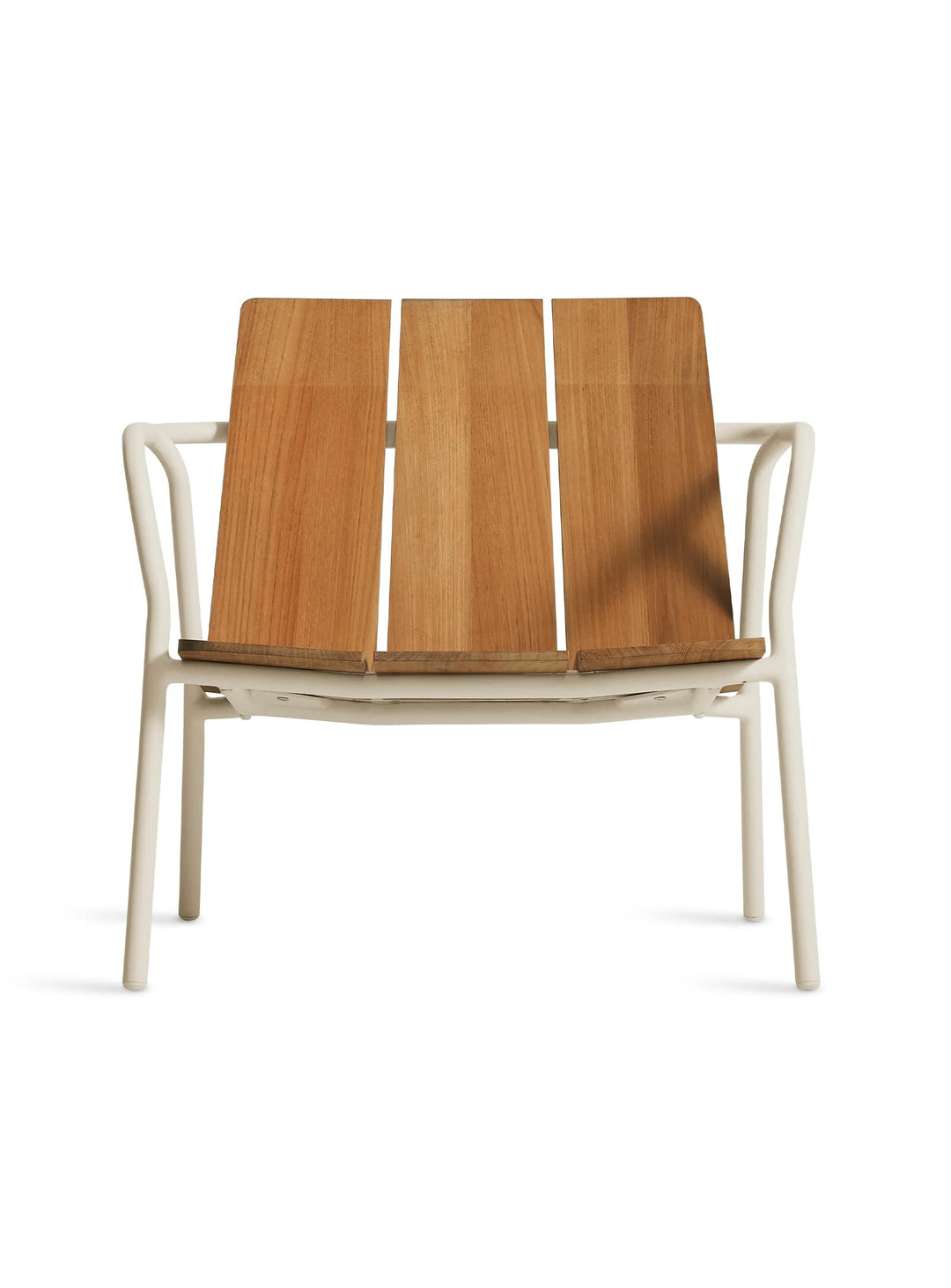 Chaise lounge Offline de Blu Dot confort lounge et style minimaliste. blanc