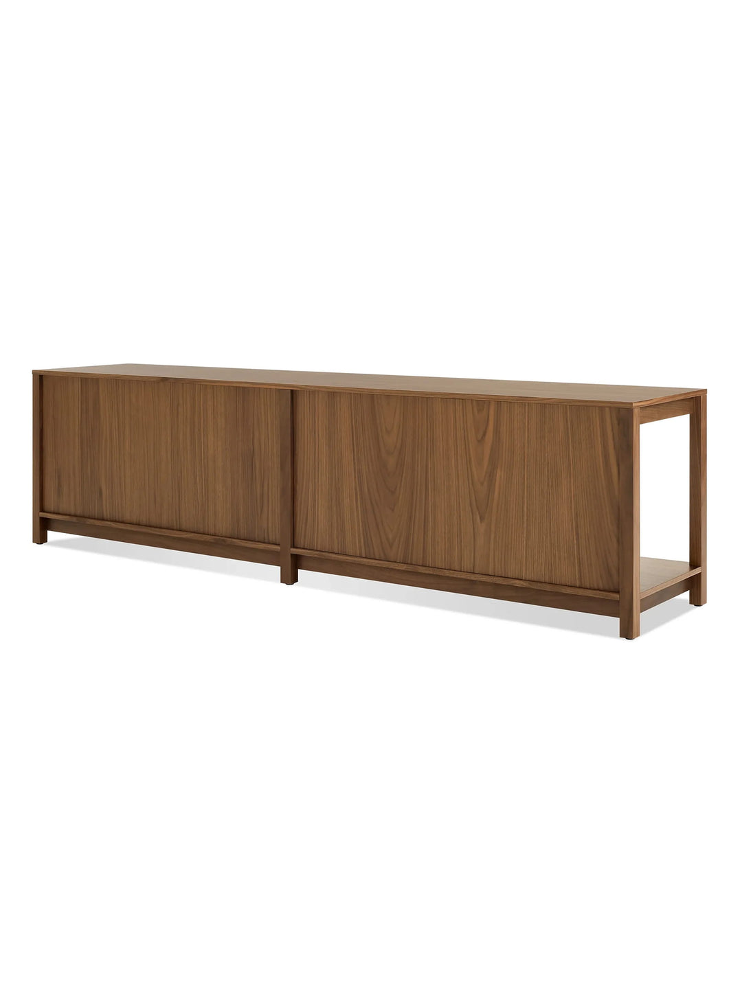 Banc Open Plan Blu Dot : banc moderne, bois et lignes épurées. noyer
