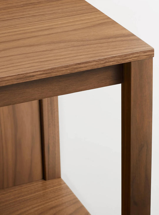 Banc Open Plan Blu Dot : banc moderne, pratique et élégant. noyer