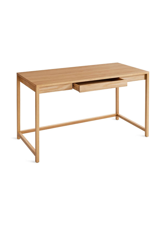 Blu Dot Open Plan : bureau design certifié BIFMA, solide et élégant. Chêne blanc.