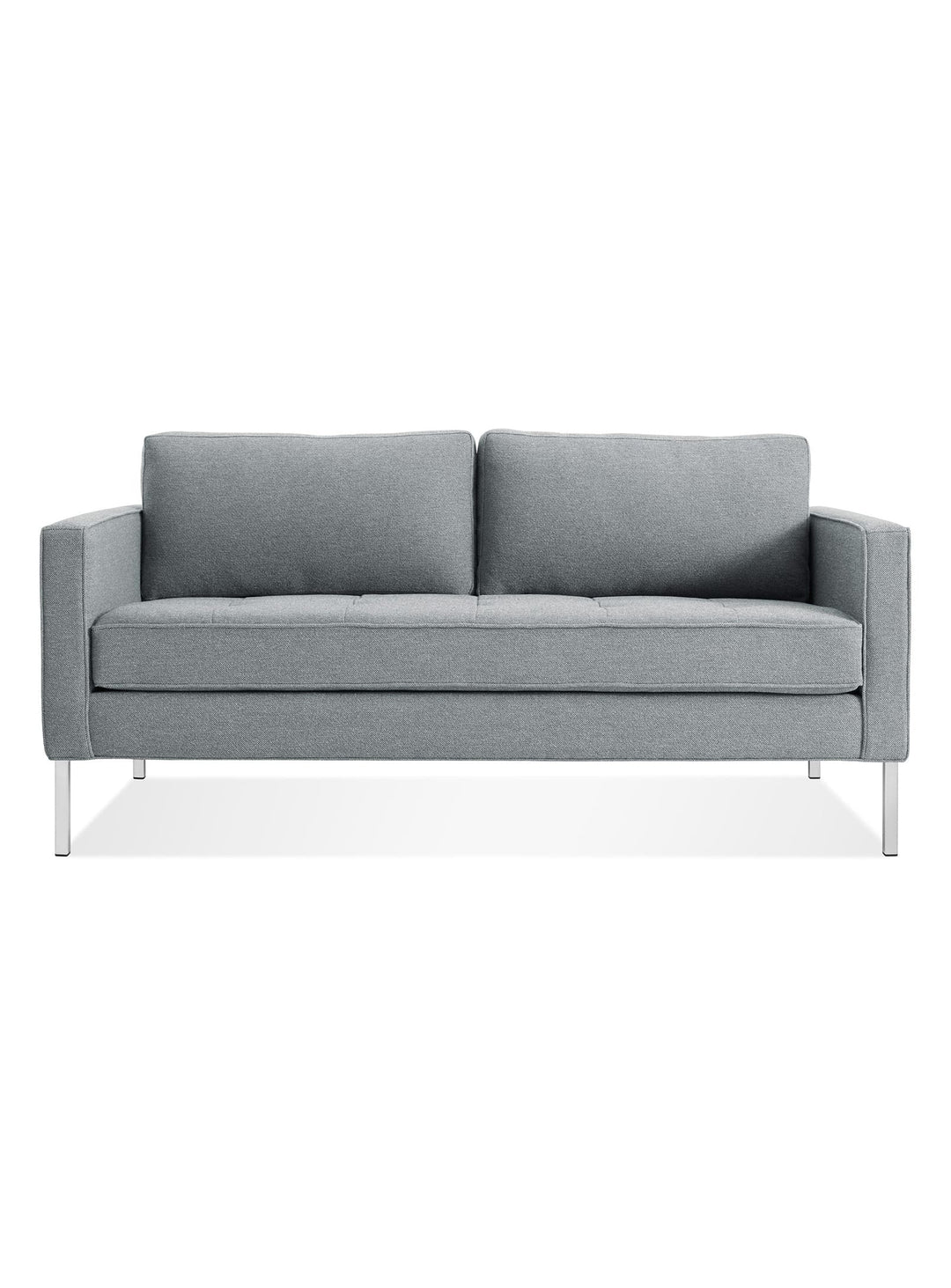 Sofa Paramount de Blu Dot : lignes sobres et confort raffiné. Gris.