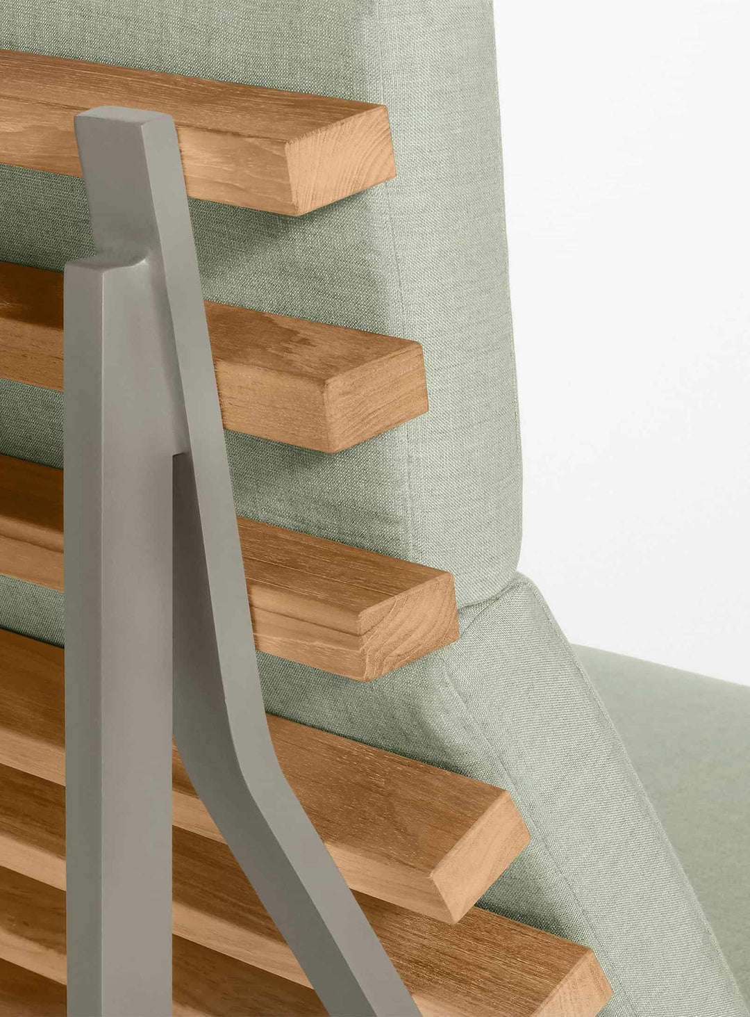 Sofa d’extérieur Perch 2 places de Blu Dot mobilier extérieur raffiné. sunbrella oasis