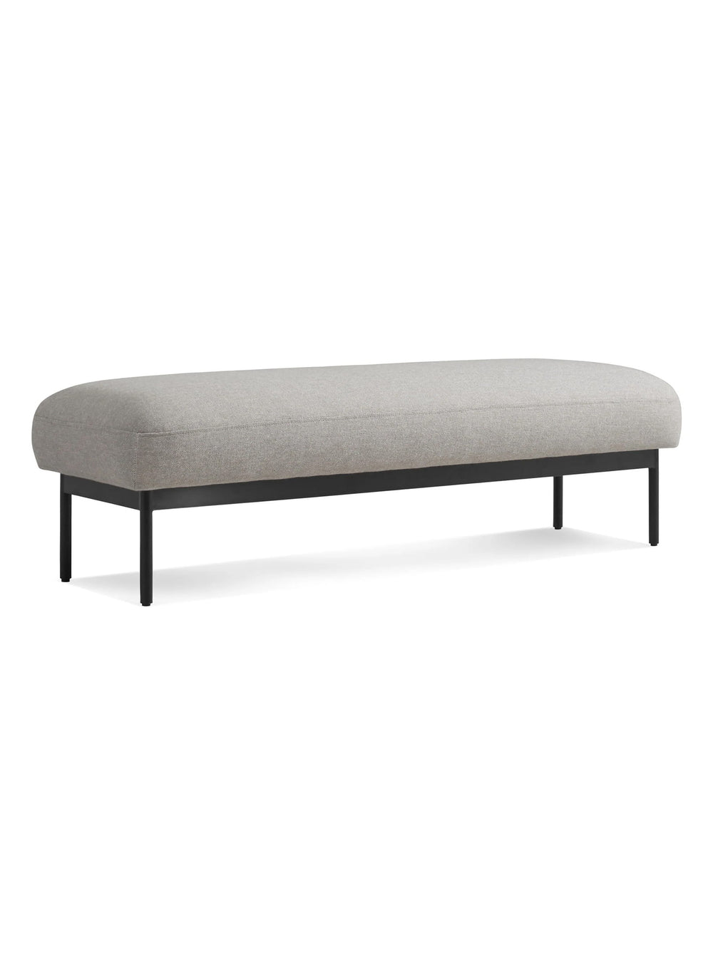 Banc Puff Puff Blu Dot : banc moderne, assise ferme et look élégant. maharam mode in prediction