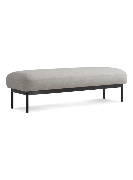 Banc Puff Puff Blu Dot : banc moderne, assise ferme et look élégant. maharam mode in prediction