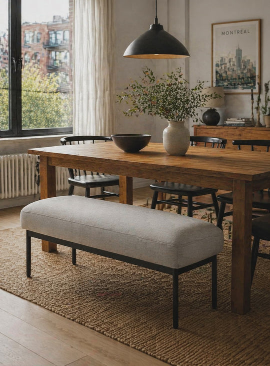 Banc Puff Puff Blu Dot : banc design, parfait pour salon ou entrée. maharam mode in prediction