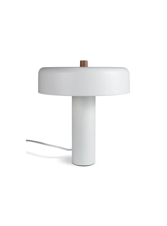 Lampe de table Blu Dot Punk : style industriel chic et raffiné. Blanc