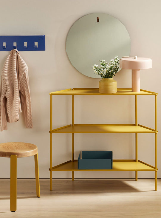 Lampe Punk de Blu Dot : look industriel adouci et matériaux nobles. Blush