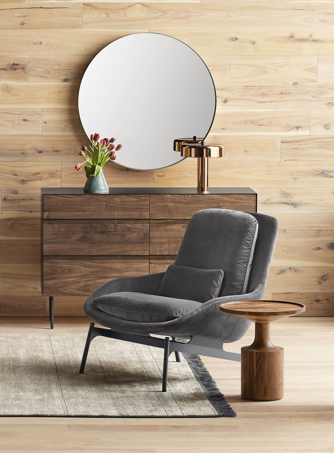 Lampe design Blu Dot Punk : esthétique moderne et lumière chaleureuse. Cuivre