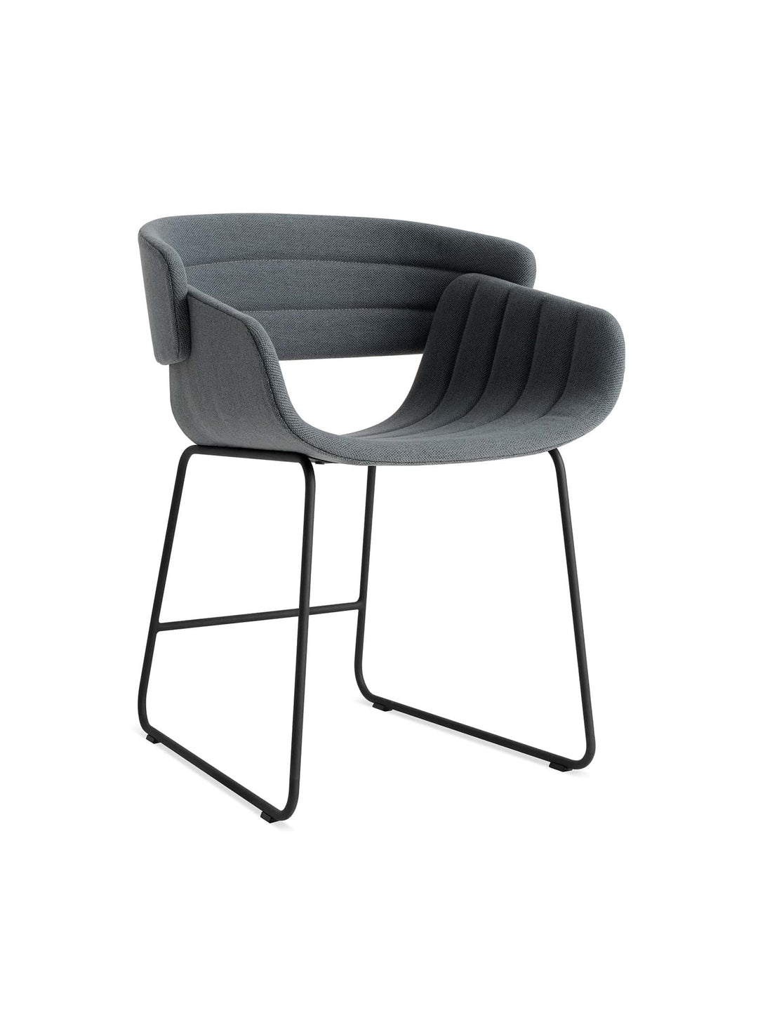 Chaise Racer Blu Dot : chaise moderne, coque bois et assise confortable. maharam mode in machine