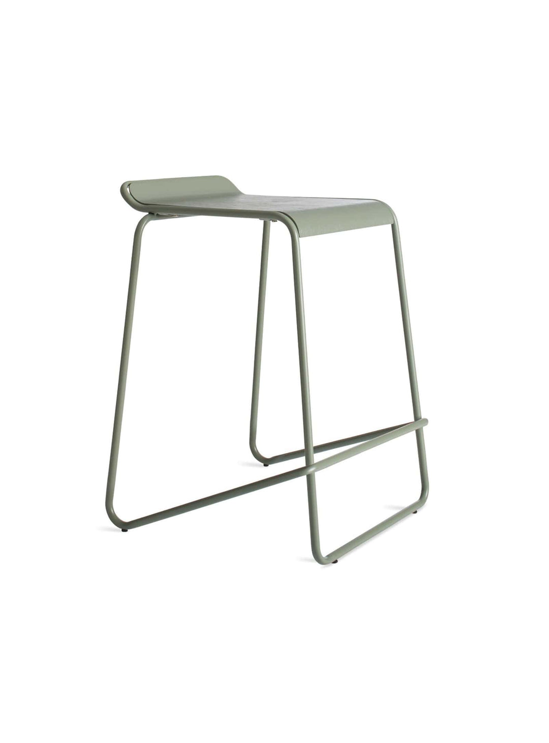 Tabouret de comptoir Ready de Blu Dot : style moderne et fonctionnalité. Vert.