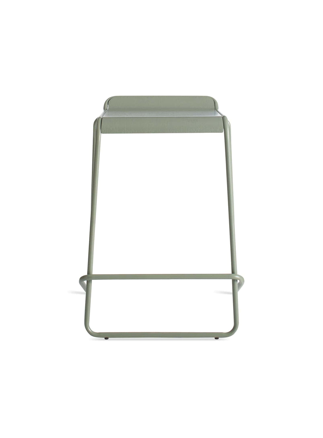 Tabouret de comptoir Ready de Blu Dot : parfait pour cuisine ou bar. Vert.