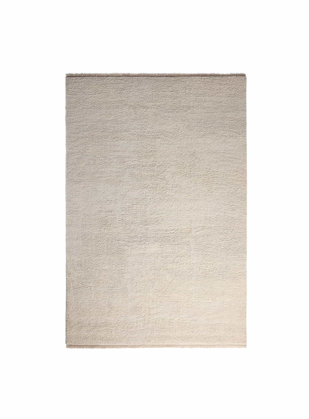 Blu Dot Shadow, tapis en laine moelleuse au design épuré et élégant. sable