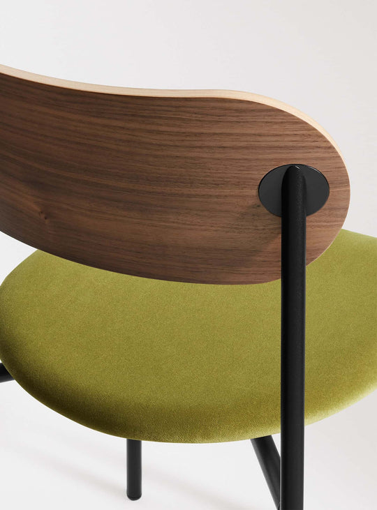 Blu Dot SideBySide : chaise à dîner au style charmant et fonctionnel. Vert.