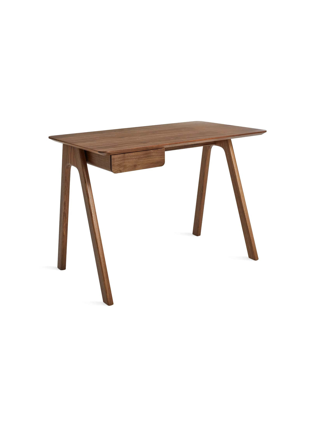 Bureau en bois Stash de Blu Dot : simplicité et allure contemporaine. Noyer.