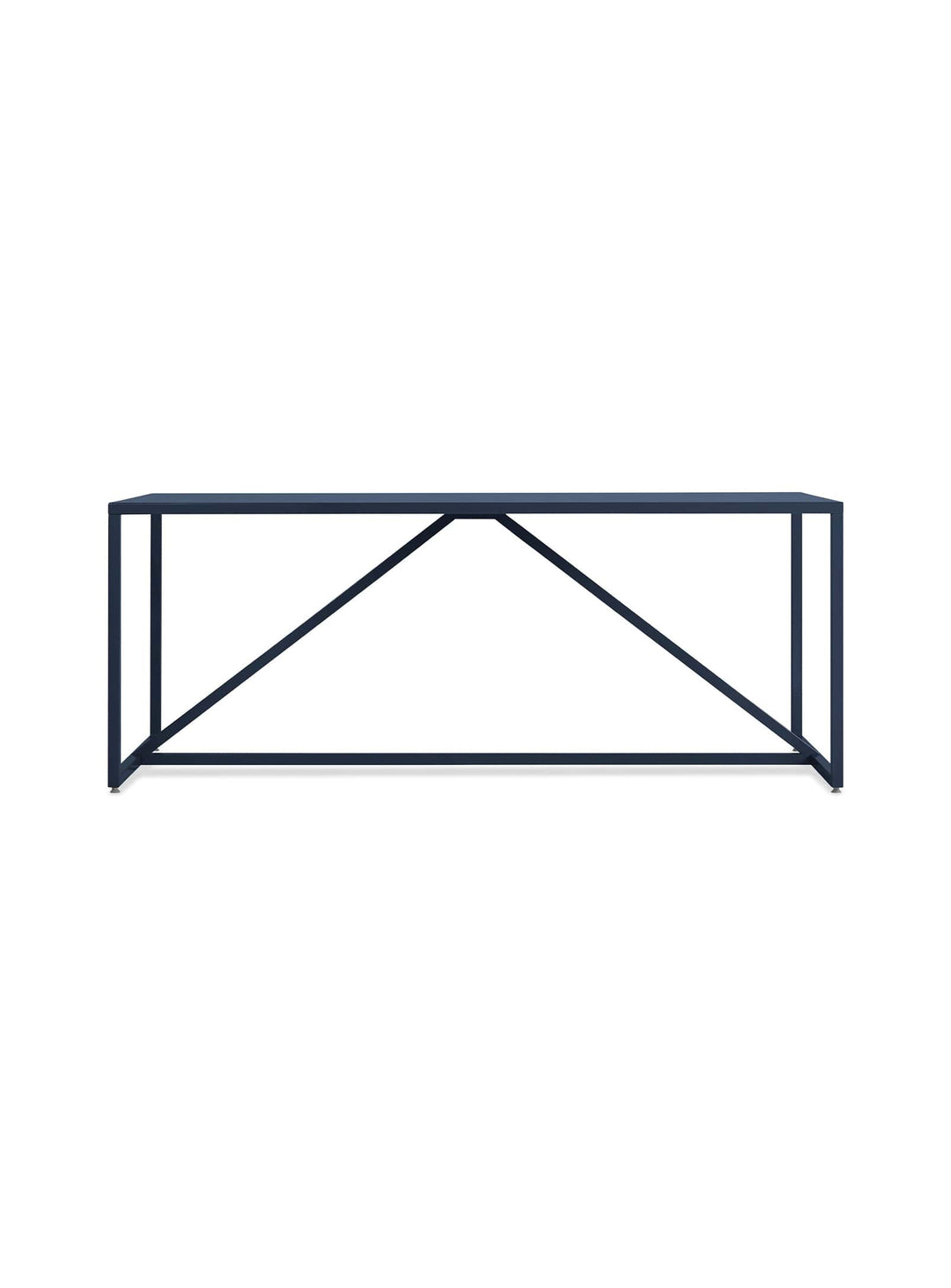 Table Blu Dot Strut : design moderne et ambiance raffinée. bleu marine