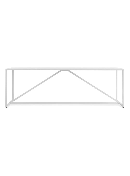 Table design Strut de Blu Dot : modernité, équilibre et créativité. blanc.