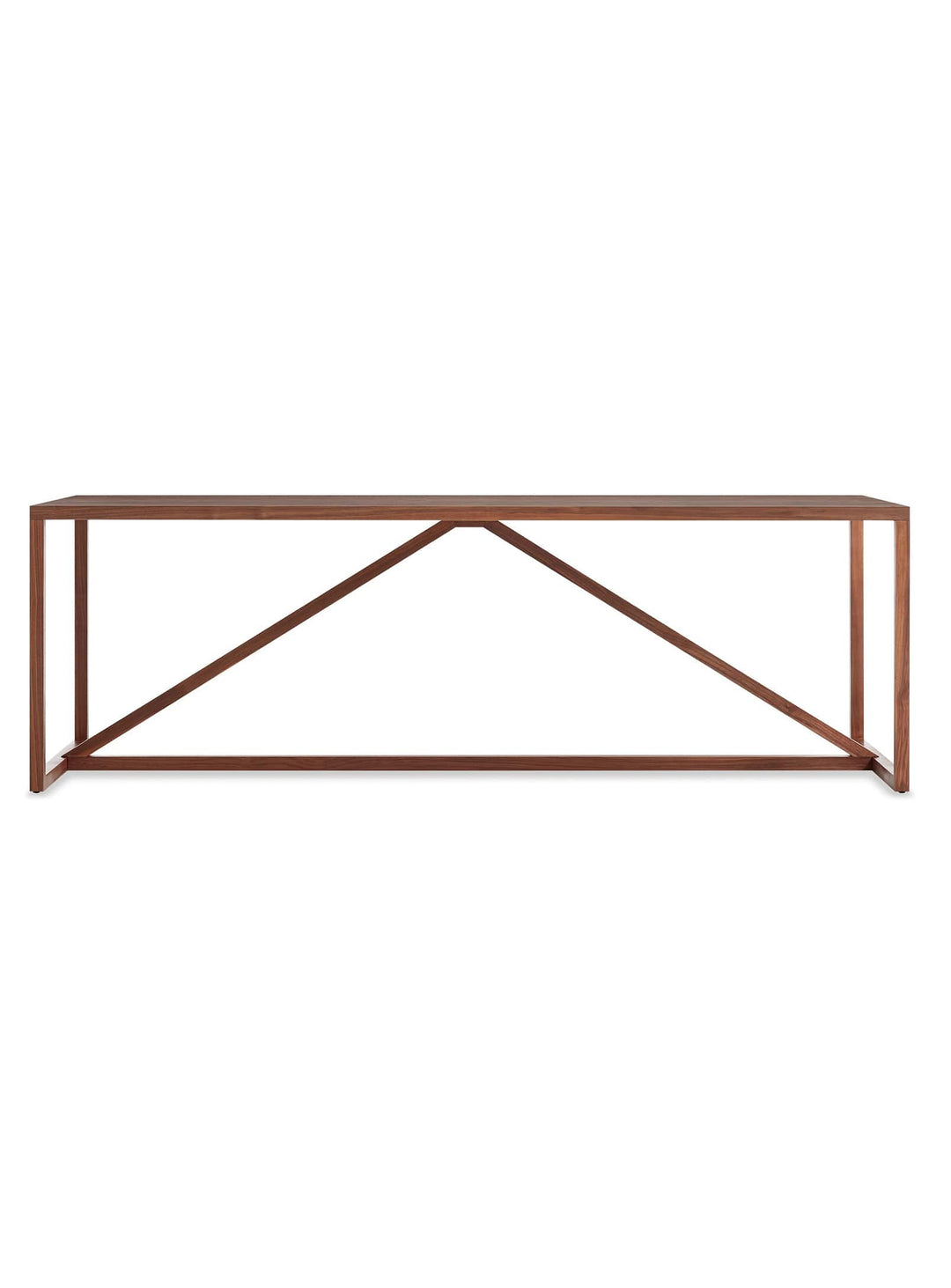 Table à dîner Blu Dot Strut : design épuré et convivialité. noyer, 90