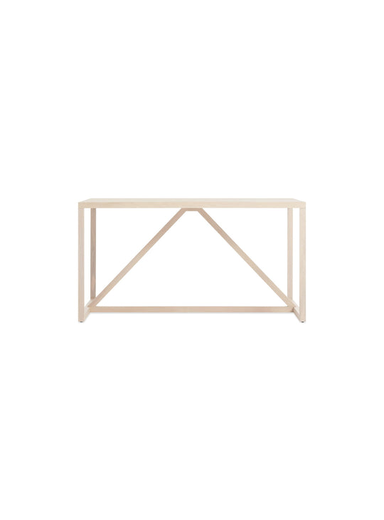 Table à dîner Strut Blu Dot : une table en bois au design contemporain et intemporel. frene blanc, 56"