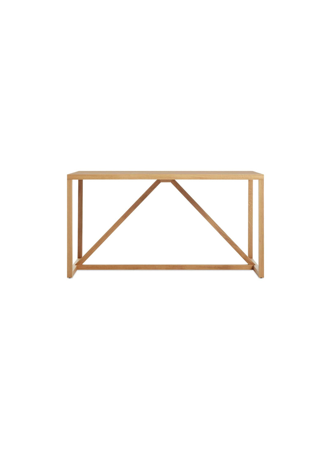 Table Blu Dot Strut : élégance naturelle et convivialité moderne. chêne blanc, 56