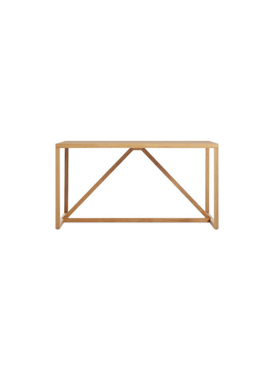 Table Blu Dot Strut : élégance naturelle et convivialité moderne. chêne blanc, 56