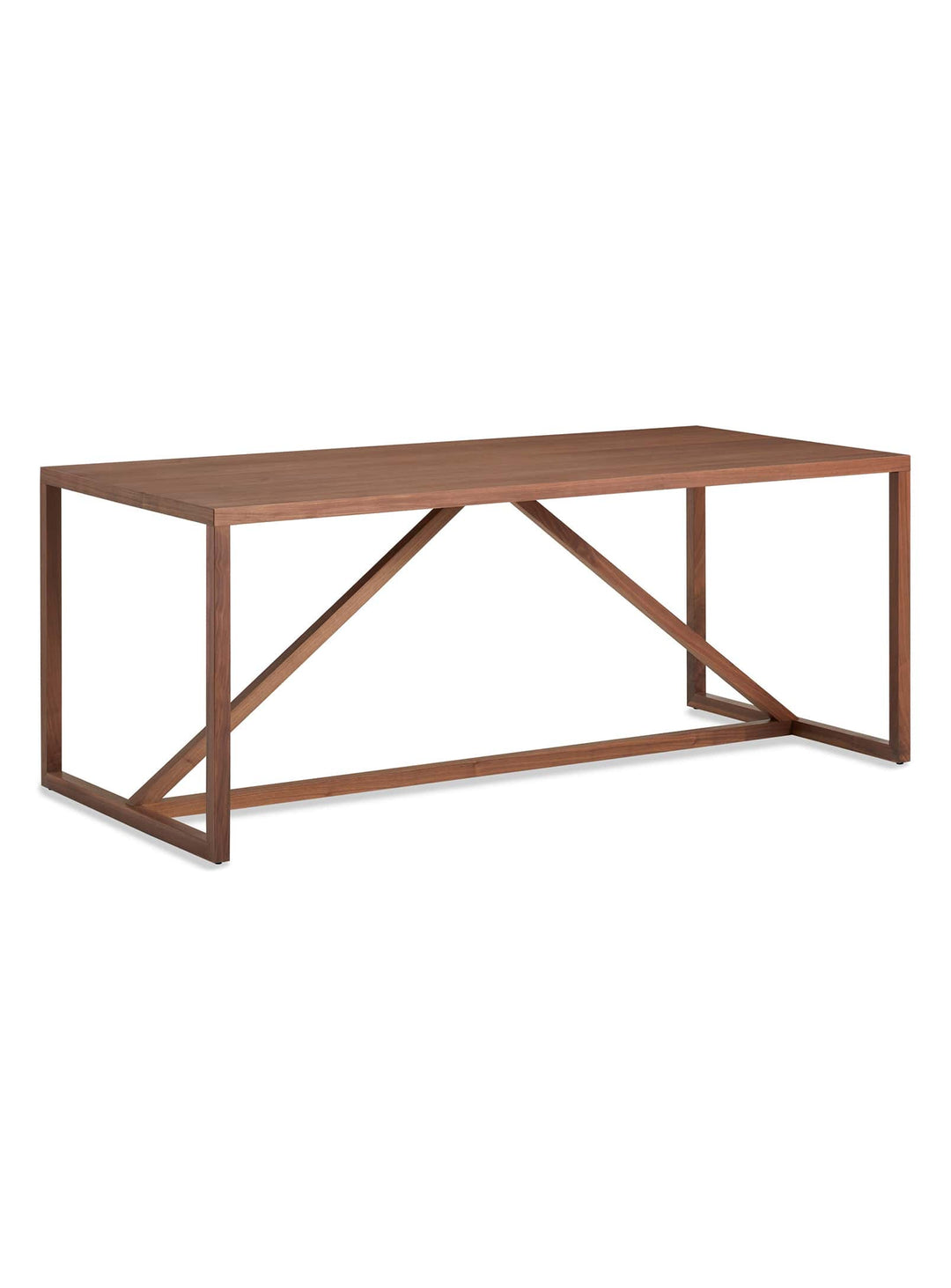 Table design Strut Blu Dot : chaleur du noyer et élégance nordique. noyer.