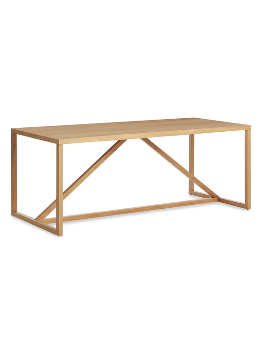 Table à dîner Strut de Blu Dot : bois noble et allure contemporaine. chêne