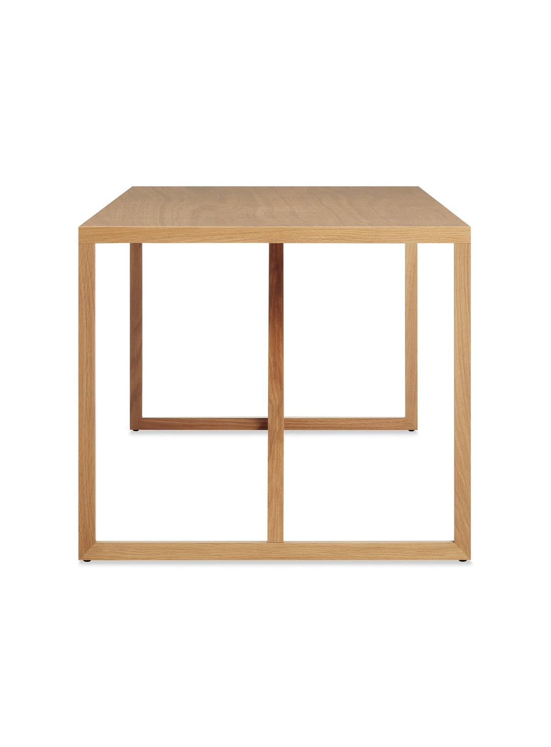 Table Blu Dot Strut : équilibre parfait entre structure et design. chêne