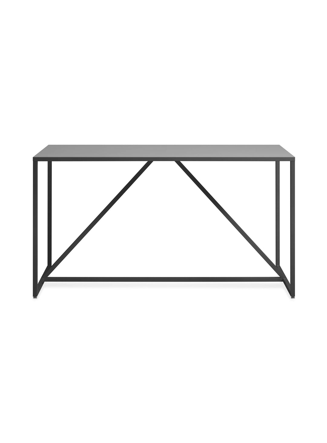 Table haute Strut Blu Dot : table design, idéale pour bureau ou espace collaboratif. ardoise